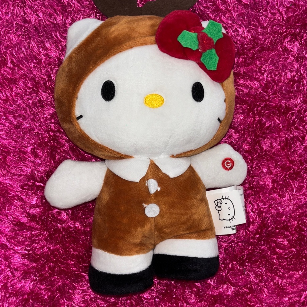 Hello Kitty Reindeer Side Stepper Plush 💎